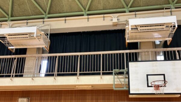 和歌山市内某中学校、体育館冷暖房電気設備工事